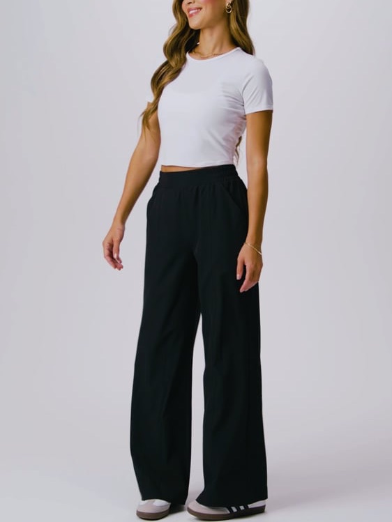 Fabletics | Black Wide Leg Pants